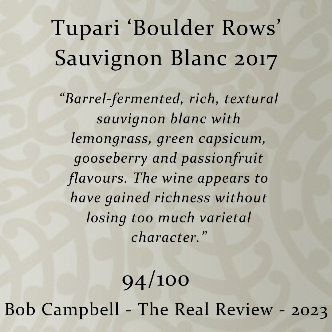 Tūpari ‘Boulder Rows’ Sauvignon Blanc