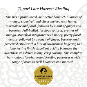
            
                Load image into Gallery viewer, Tūpari Late Harvest Riesling
            
        